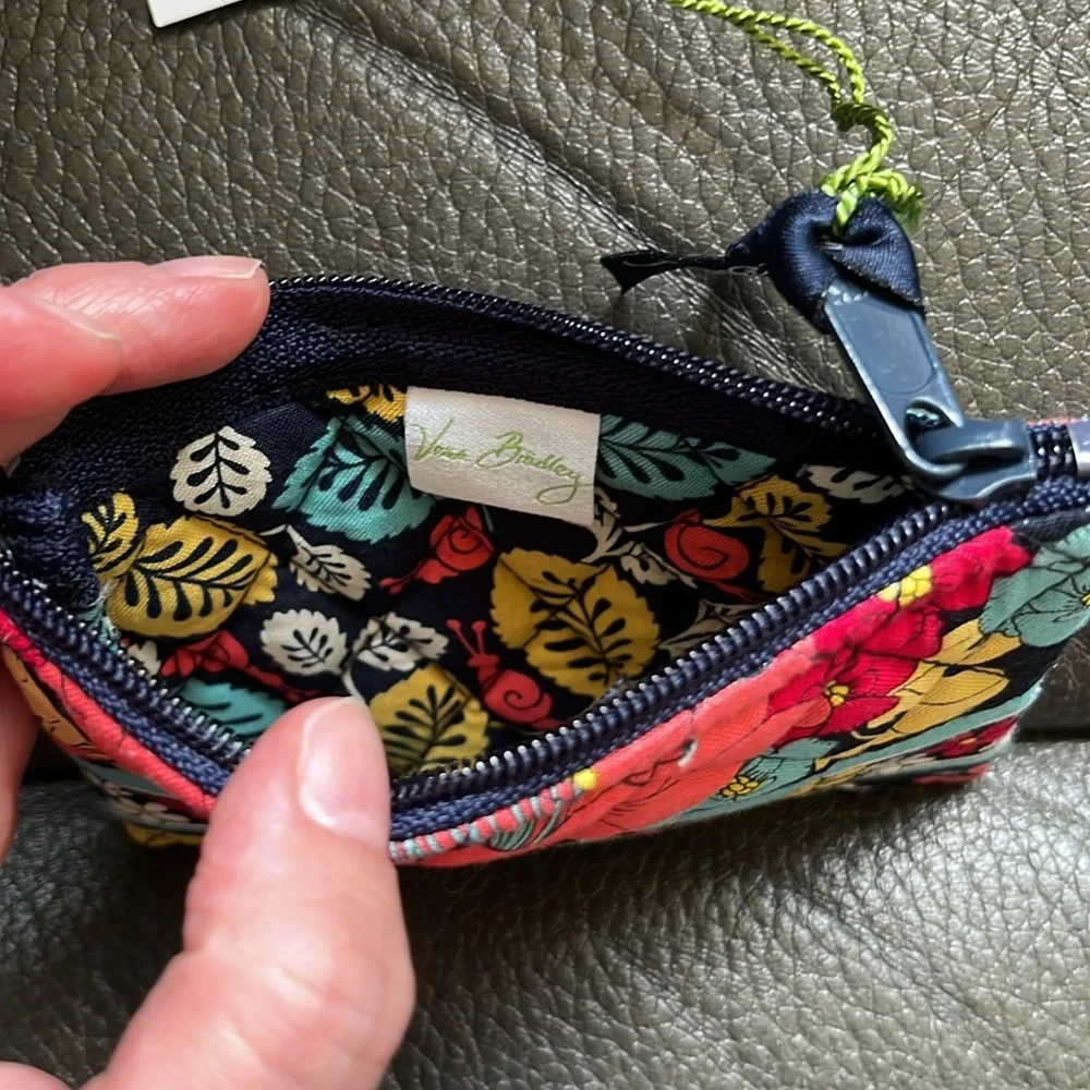 Vera Bradley two coin purses in clementine and happy snails